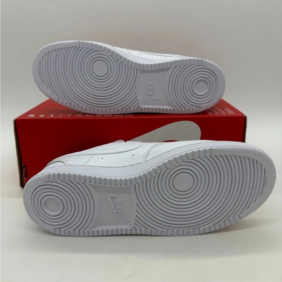 Women's Nike Court Vision Low Casual Shoes - Triple White CD5434_100 - Picture 6 of 14